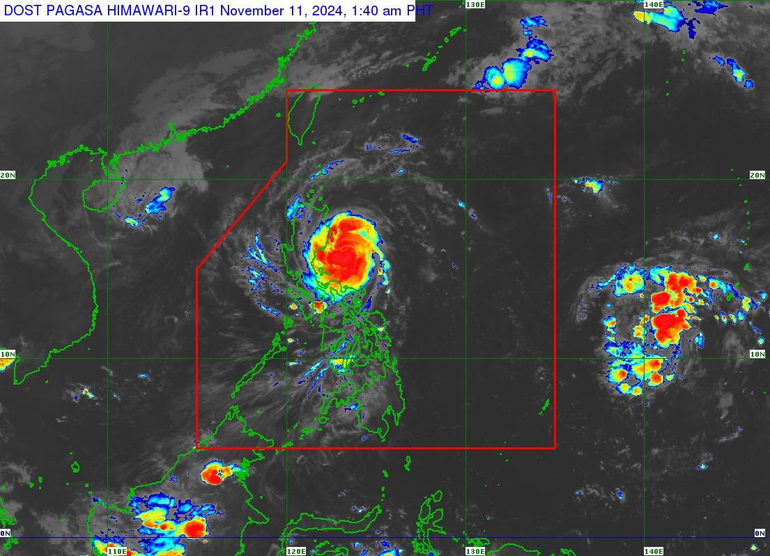 Severe Tropical Storm Nika 1:40 a.m. Nov. 11, 2024