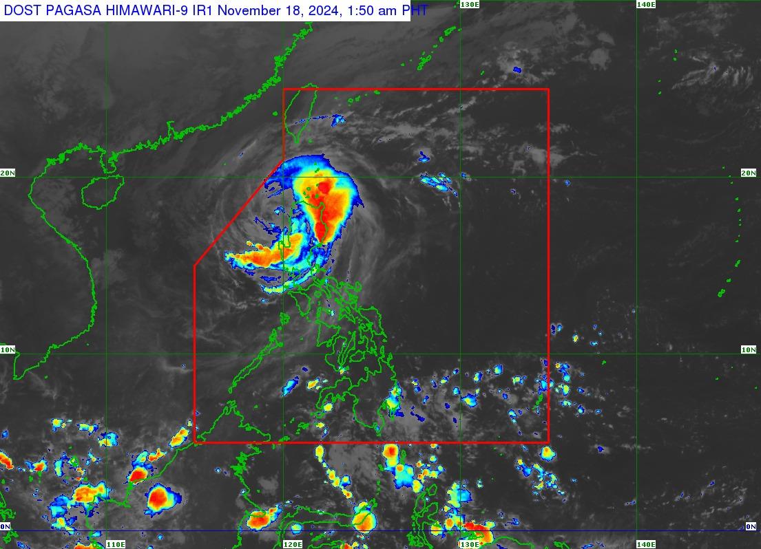 Signal No. 3 in 4 areas as Typhoon Pepito continues to weaken over sea