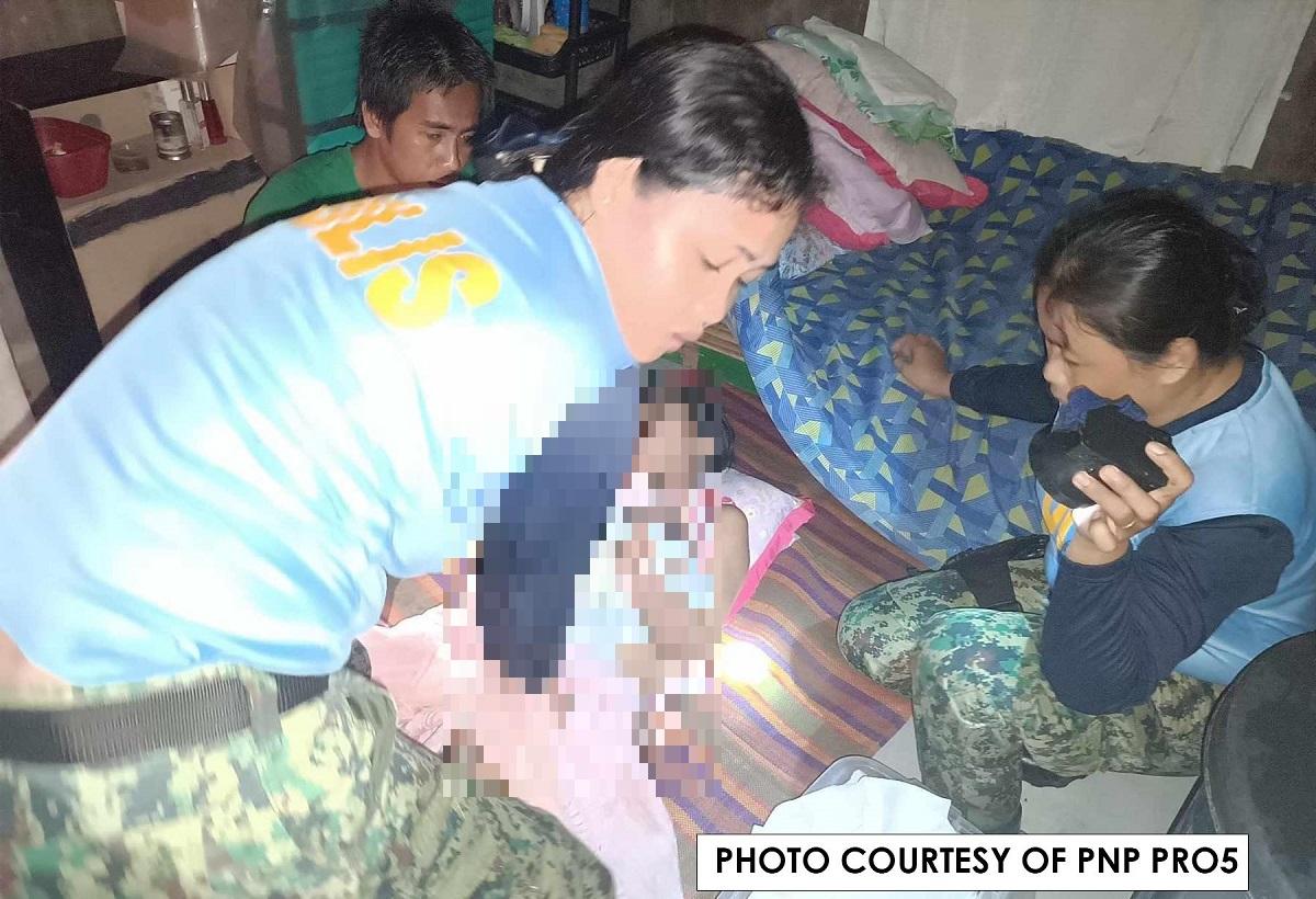 Police help deliver baby boy in San Andres, Catanduanes amid Pepito