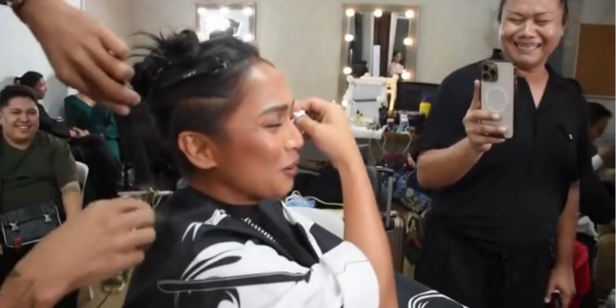 Rochelle Pangilinan cries while getting hair shaved for 'Lolong' Season 2