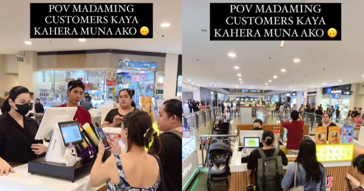 Yasmien Kurdi plays cashier during busy day for her food business