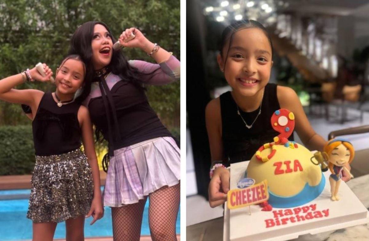 Zia Dantes celebrates her 9th birthday