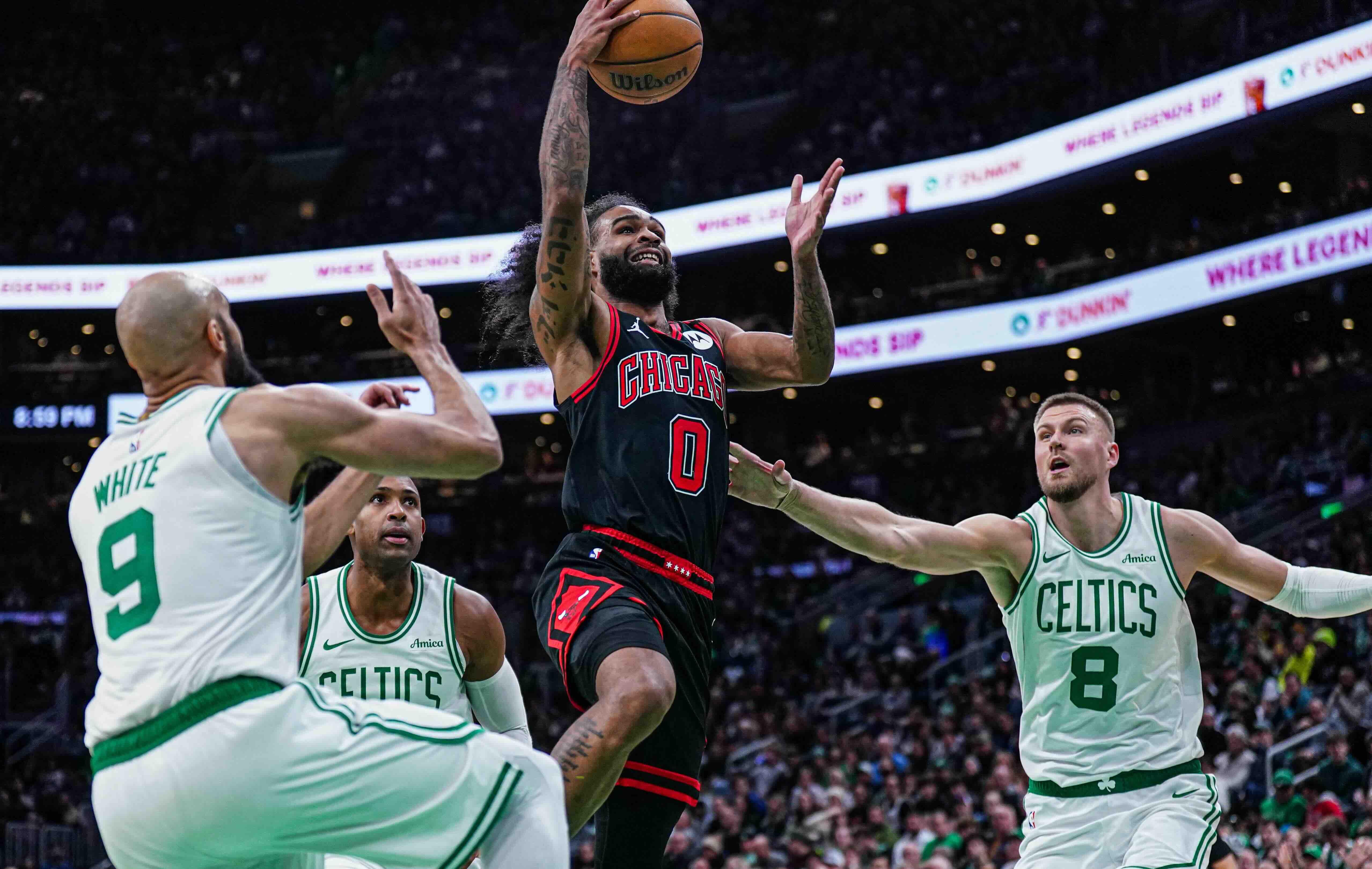 NBA: Bulls pull away from Celtics in feisty fourth quarter