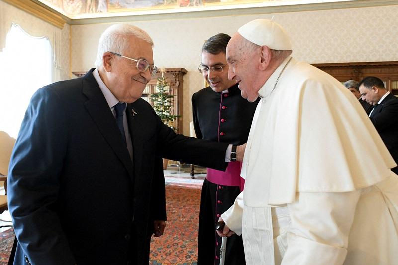 Vatican officials, Palestinian president discuss Gaza's 'very serious' needs