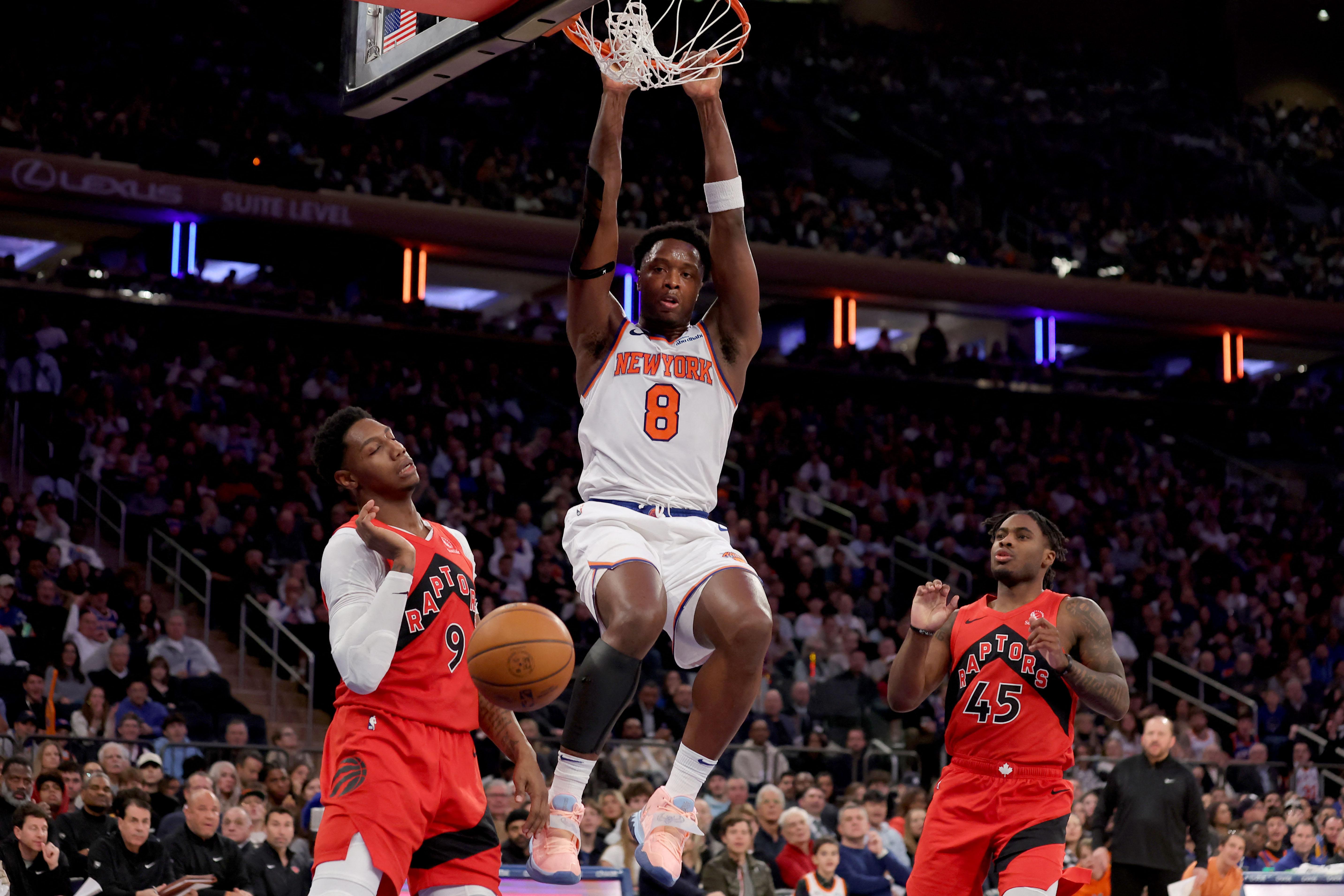 NBA: OG Anunoby of the New York Knicks
