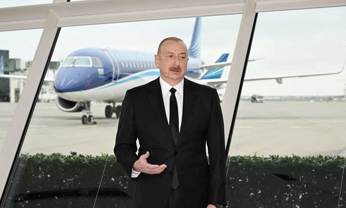 Azerbaijan"s president says crashed plane was shot at from Russia