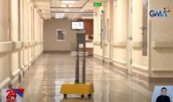 Robot na puwedeng makatulong sa mga gawain sa ospital, ginawa ng UST engineers thumbnail