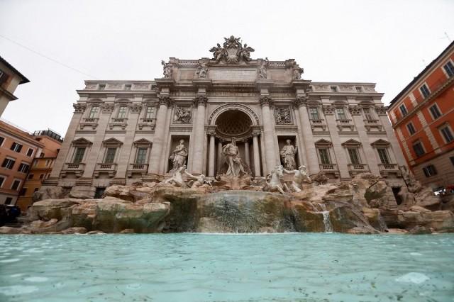 A view shows the Trevi Fountain on the day it reopened to the public after maintenance work, in Rome, Italy, December 22, 2024. REUTERS/ Yara Nardi