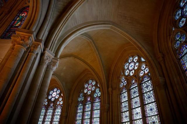 The ceiling of one of the chapels in the cathedral. REUTERS/ Sarah Meyssonnier