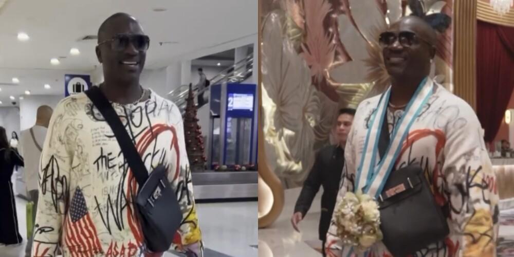 Akon arrives in the Philippines for V1BE Manila festival