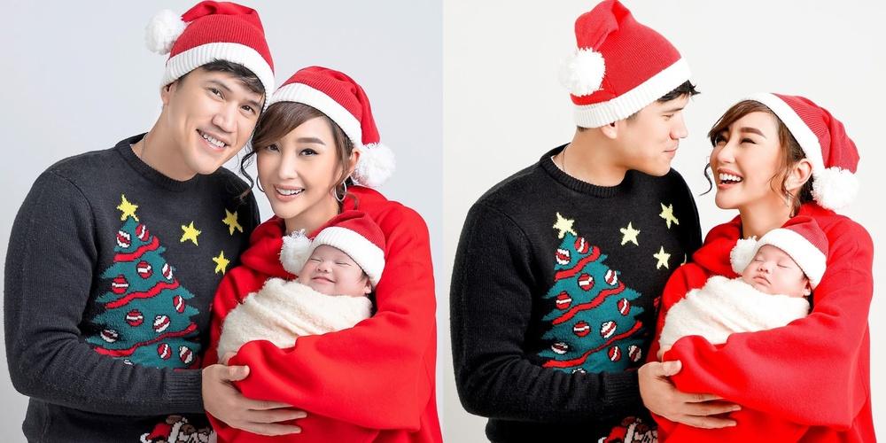 Alodia Gosiengfiao, Christopher Quimbo share first Christmas photos with baby Cameron