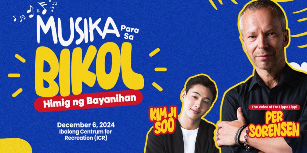 Kim Ji Soo, Fra Lippo Lippi and more to perform at Musika Para sa Bikol concert