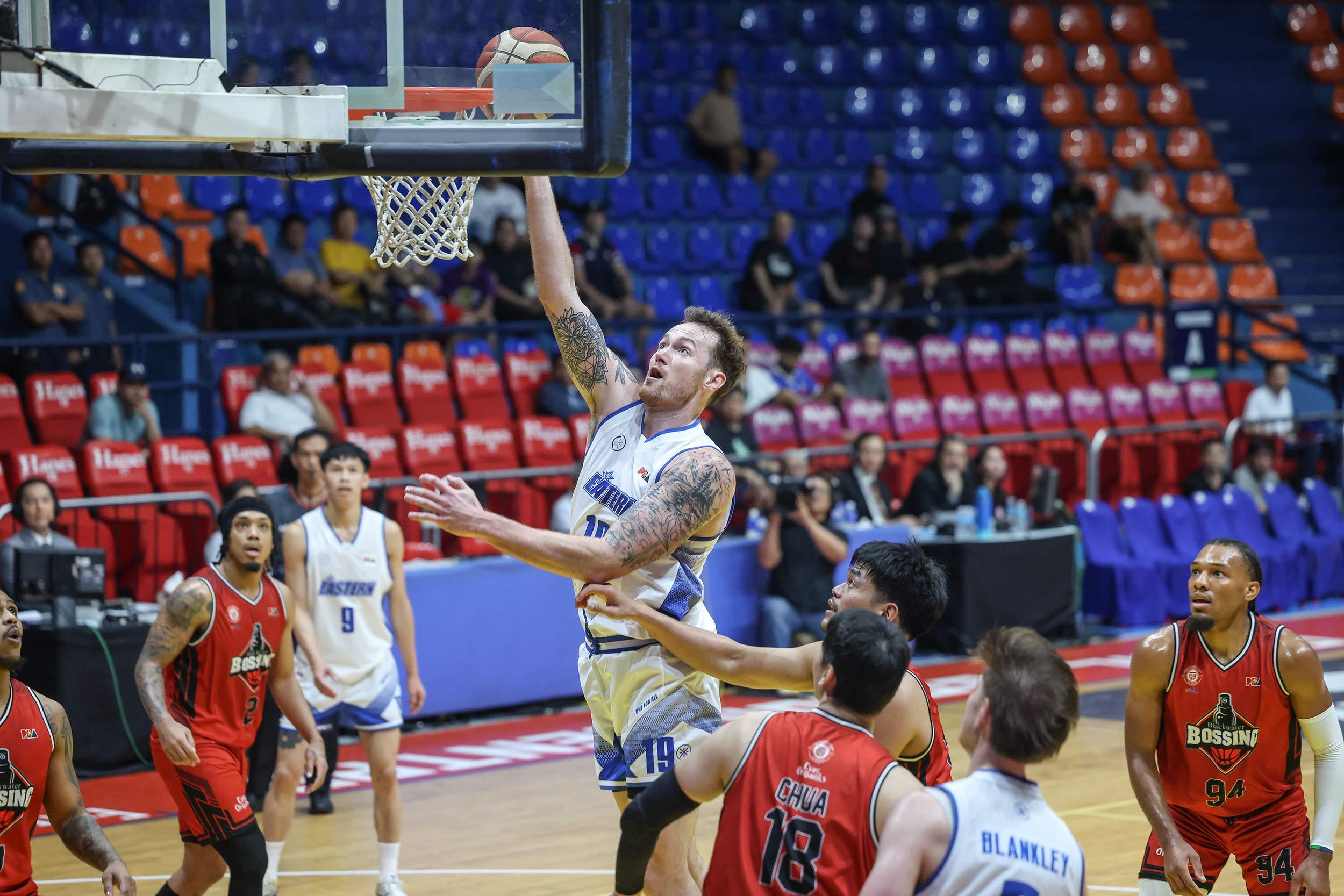 PBA: Eastern's Chris McLaughlin vs. Blackwater