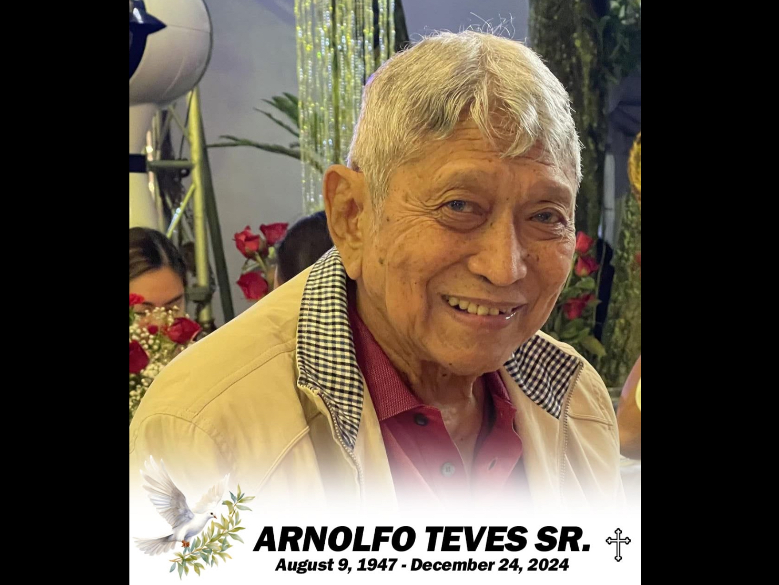 Arnie and Henry Teves' father passes away at 77