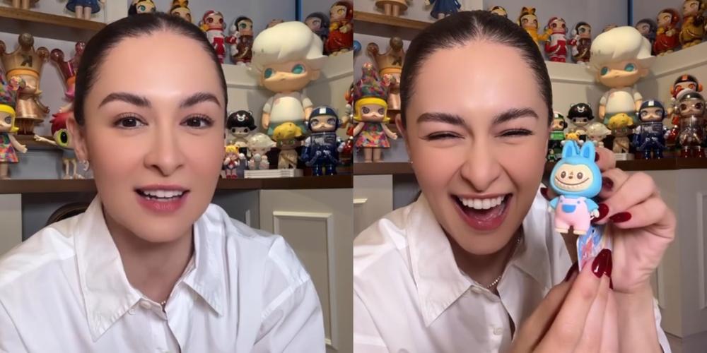 Marian Rivera receives Labubu keychain from Sixto