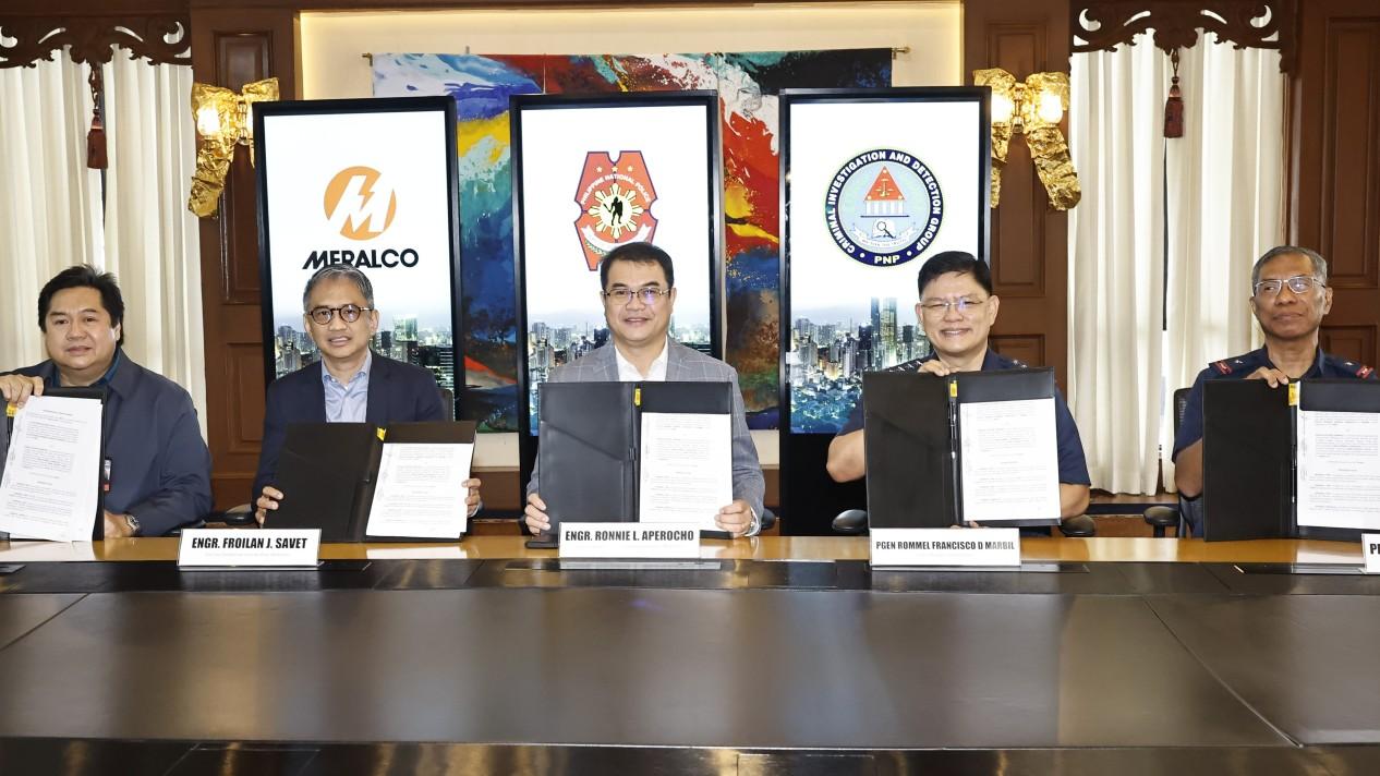 Meralco, PNP partner vs 'jumper'