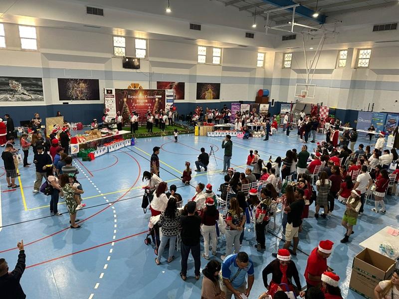 OFWs in Abu Dhabi hold festive Christmas gathering, collect donations for typhoon victims