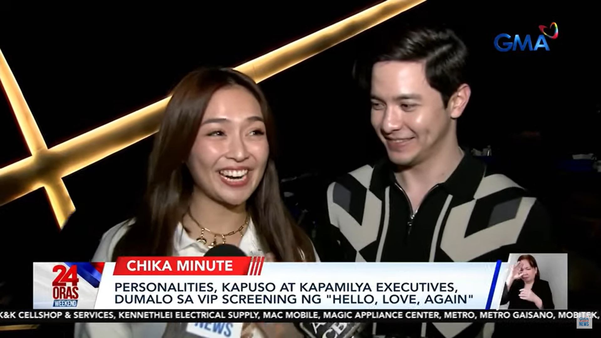 Kathryn Bernardo at Alden Richards, nag-sign off na bilang sina Joy at Ethan
 thumbnail