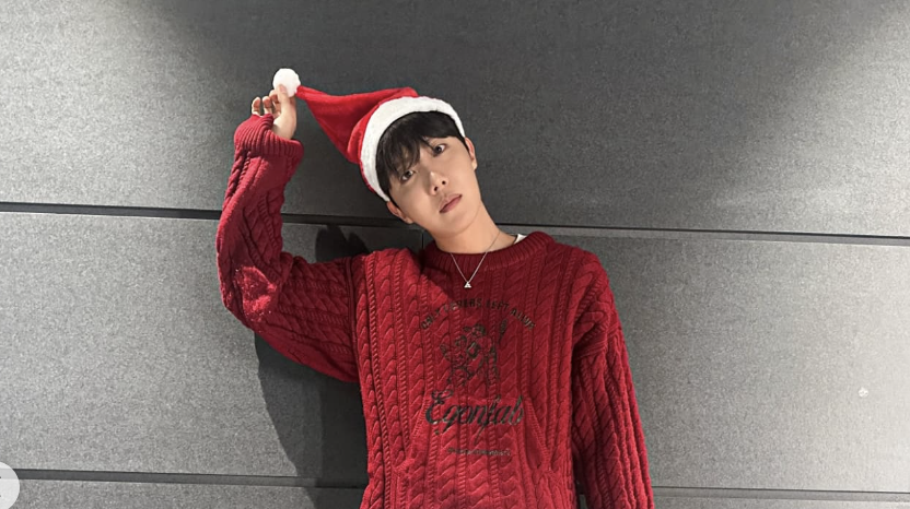 J-Hope of BTS greets ARMYs on Christmas Day