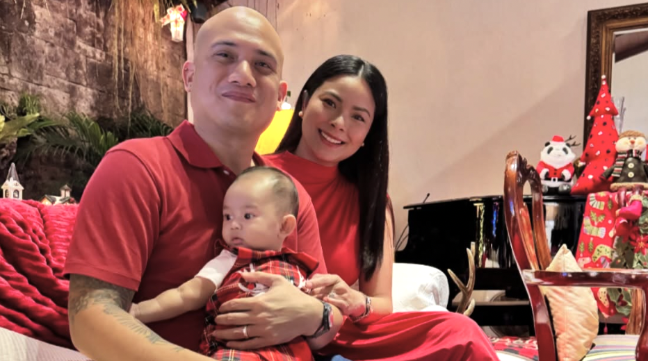 Maxine Medina, Timmy Llana mark first Christmas with baby Zeke