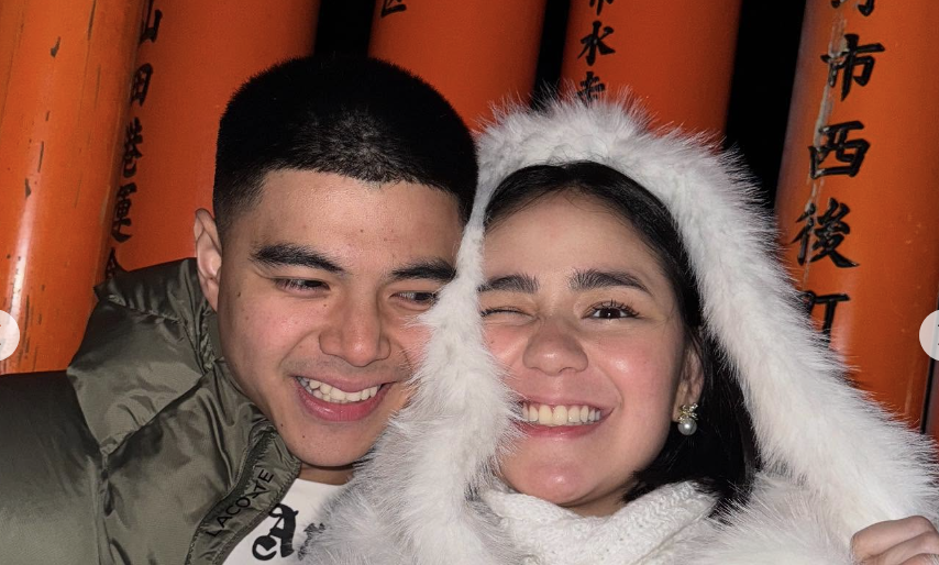 Mikee Quintos, Paul Salas go on a date in Kyoto’s Fushimi Inari Shrine