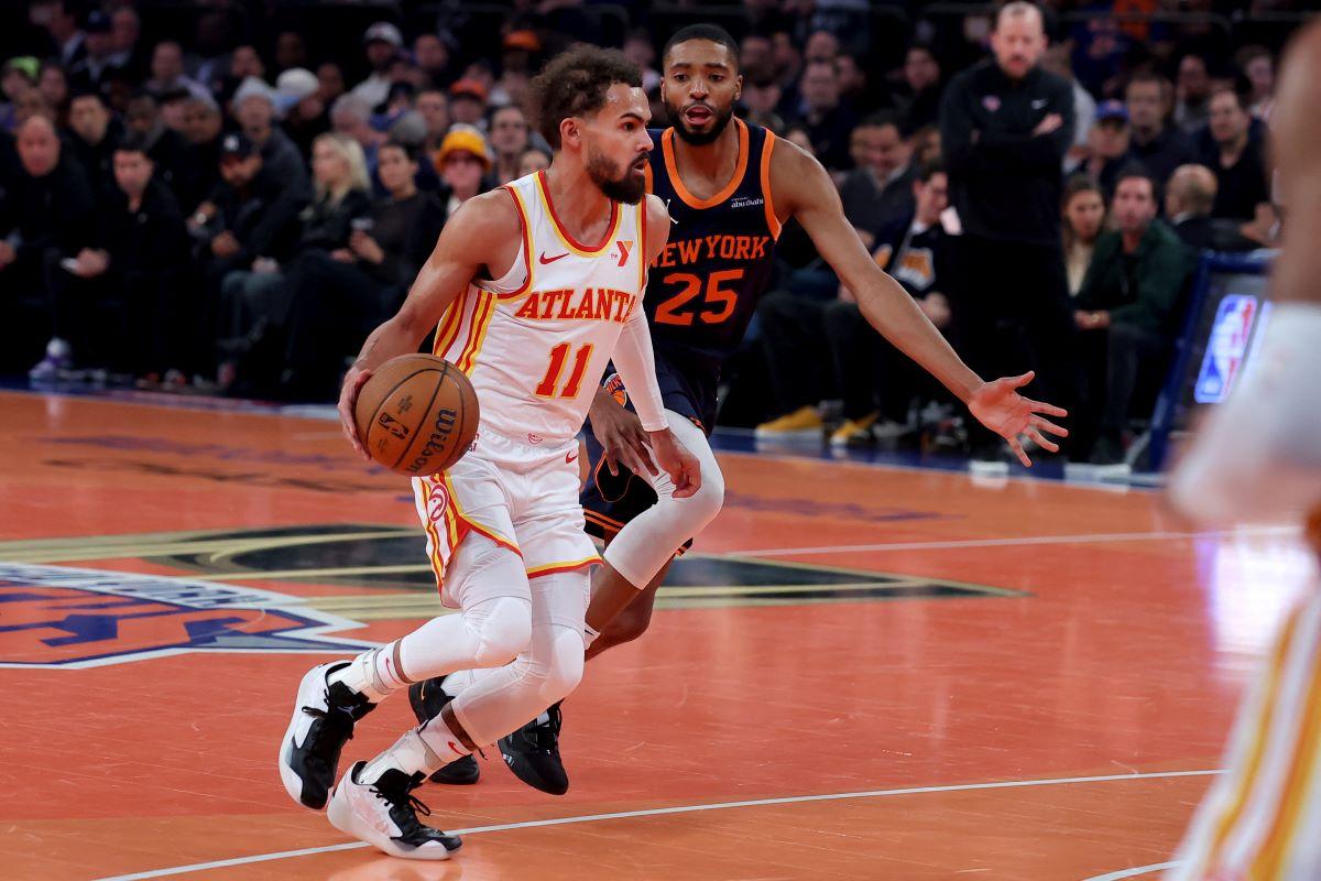 Trae Young, Hawks charge past Knicks, enter NBA Cup semis