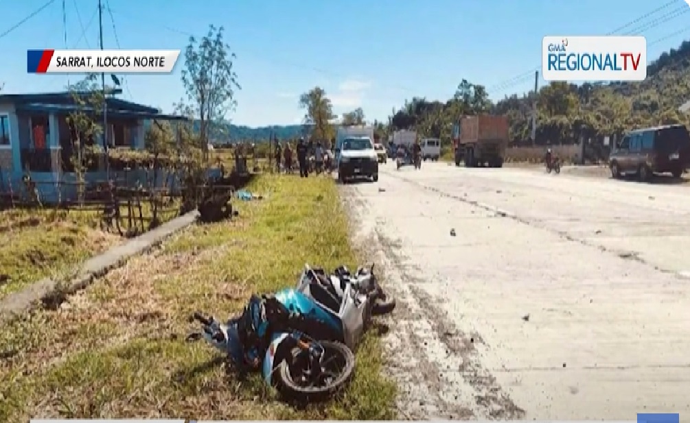 Rider, patay matapos sumalpok ang minamanehong motorsiklo sa dump truck sa Ilocos Norte thumbnail