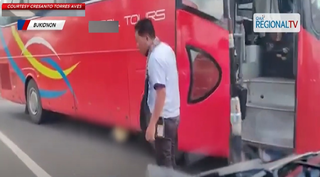 Babaeng senior citizen, patay matapos mabangga at pumailalim sa bus sa Bukidnon