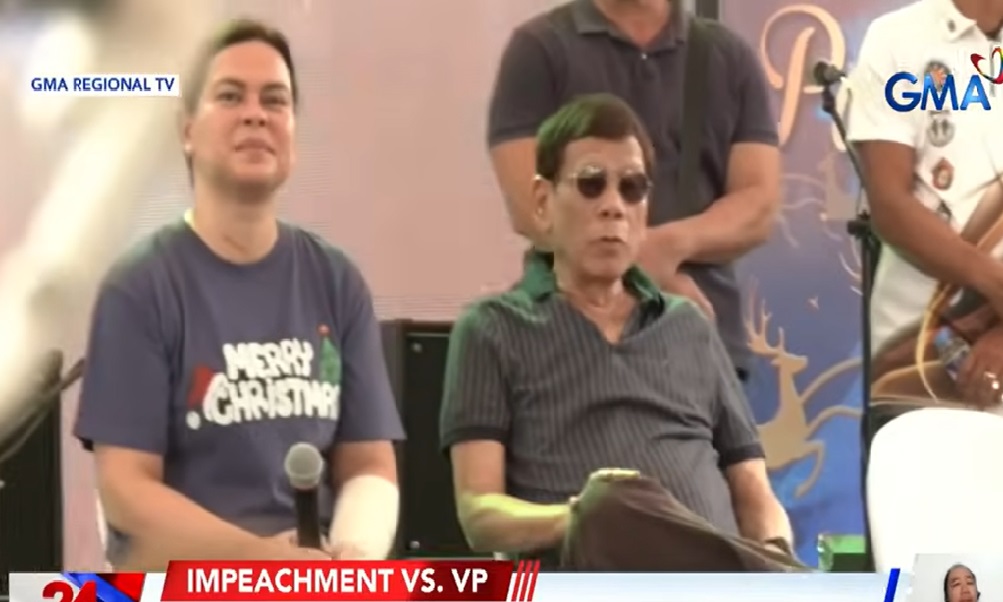 VP Sara, handang harapin ang impeachment complaints; ama na si ex-Pres. Duterte, magiging abogado niya thumbnail