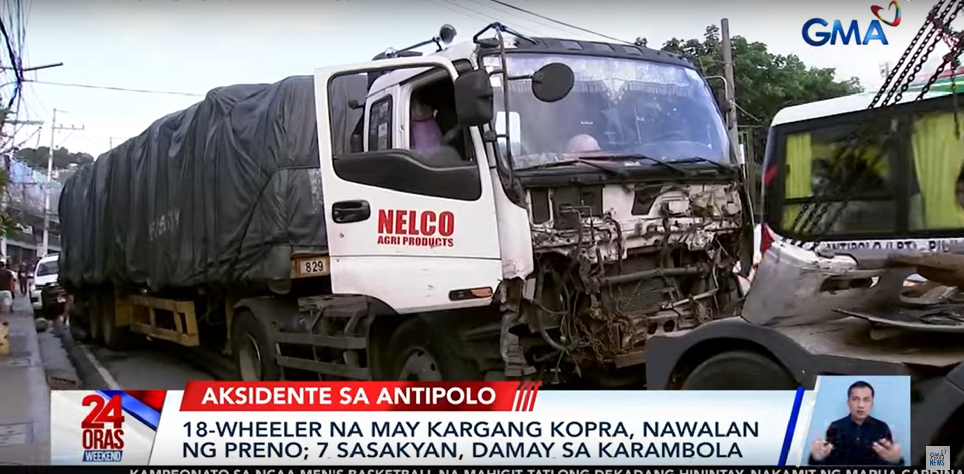 18-wheeler truck crashes into 7 vehicles in Antipolo