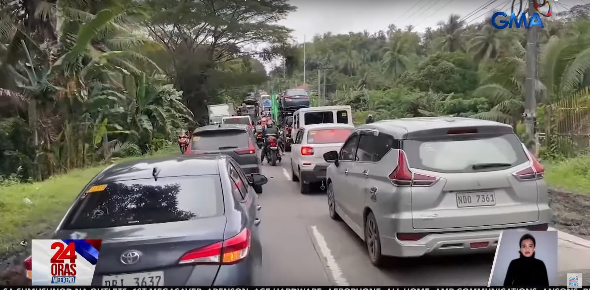 Heavy Traffic Grips Philippine Roads During Holiday Rush