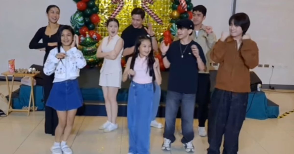 Barbie Forteza, Sanya Lopez, David Licauco, Alden Richards dance 'APT' with 'Pulang Araw' young stars