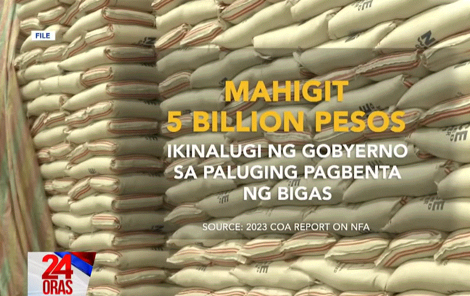 COA flags NFA over P5B loss from lowball rice sales from 2019 to 2023 