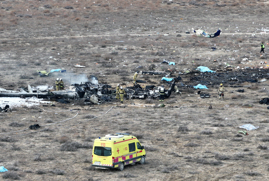 Passenger plane crashed in Kazakhstan, emergencies ministry says thumbnail