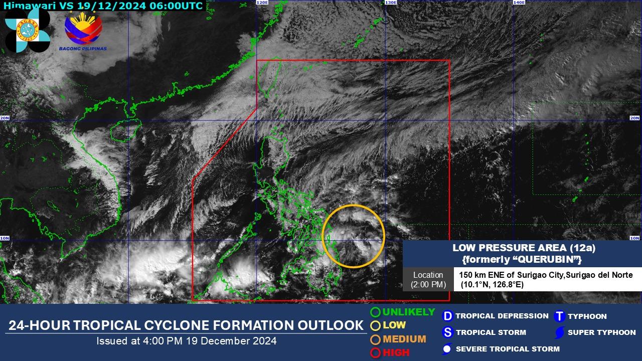 LPA that was Querubin has chance to become a storm anew