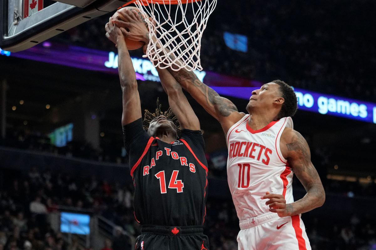 NBA: Down 14 early, Rockets roar past slumping Raptors