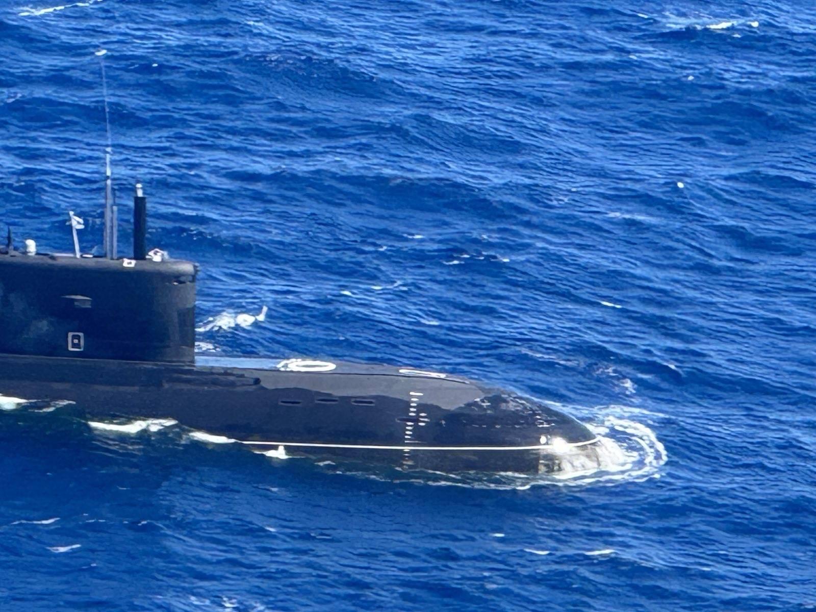 Russian attack submarine UFA 490 spotted in West Philippine Sea