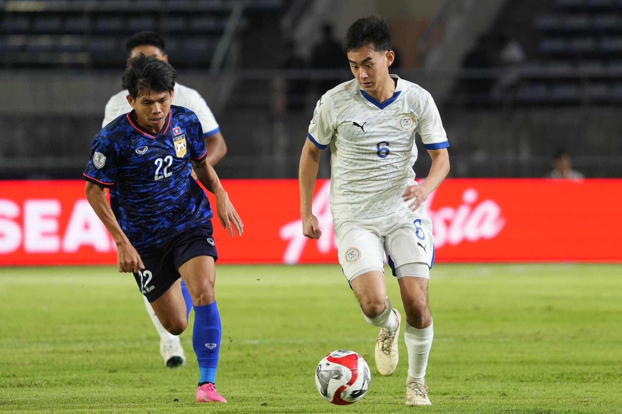 Sandro Reyes of the Philippine men's national football team