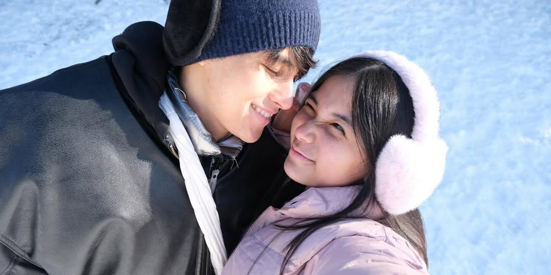 Sofia Pablo, Allen Ansay enjoy winter in South Korea