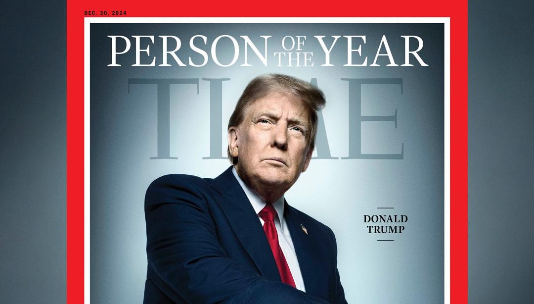 Time Magazine names Donald Trump person of the year for second time