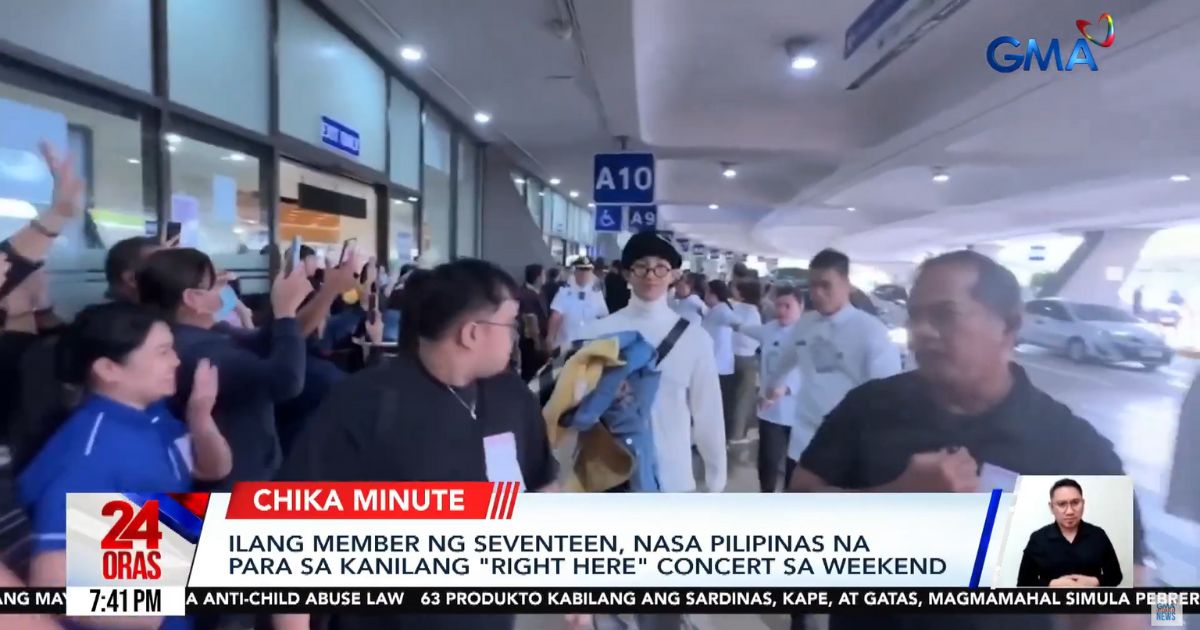 Seventeen members arrive in PH ahead of Bulacan concert