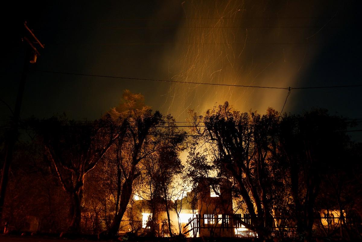 Massive Los Angeles wildfires still burning out of control
