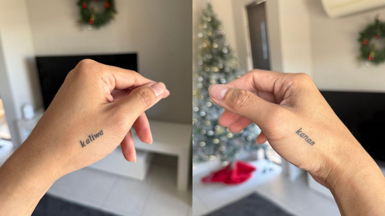 Eva Le Queen gets 'kaliwa,' 'kanan' hand tattoos to be able to tell 'which is which'