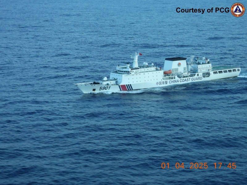 China 'monster ship' spotted near Luzon