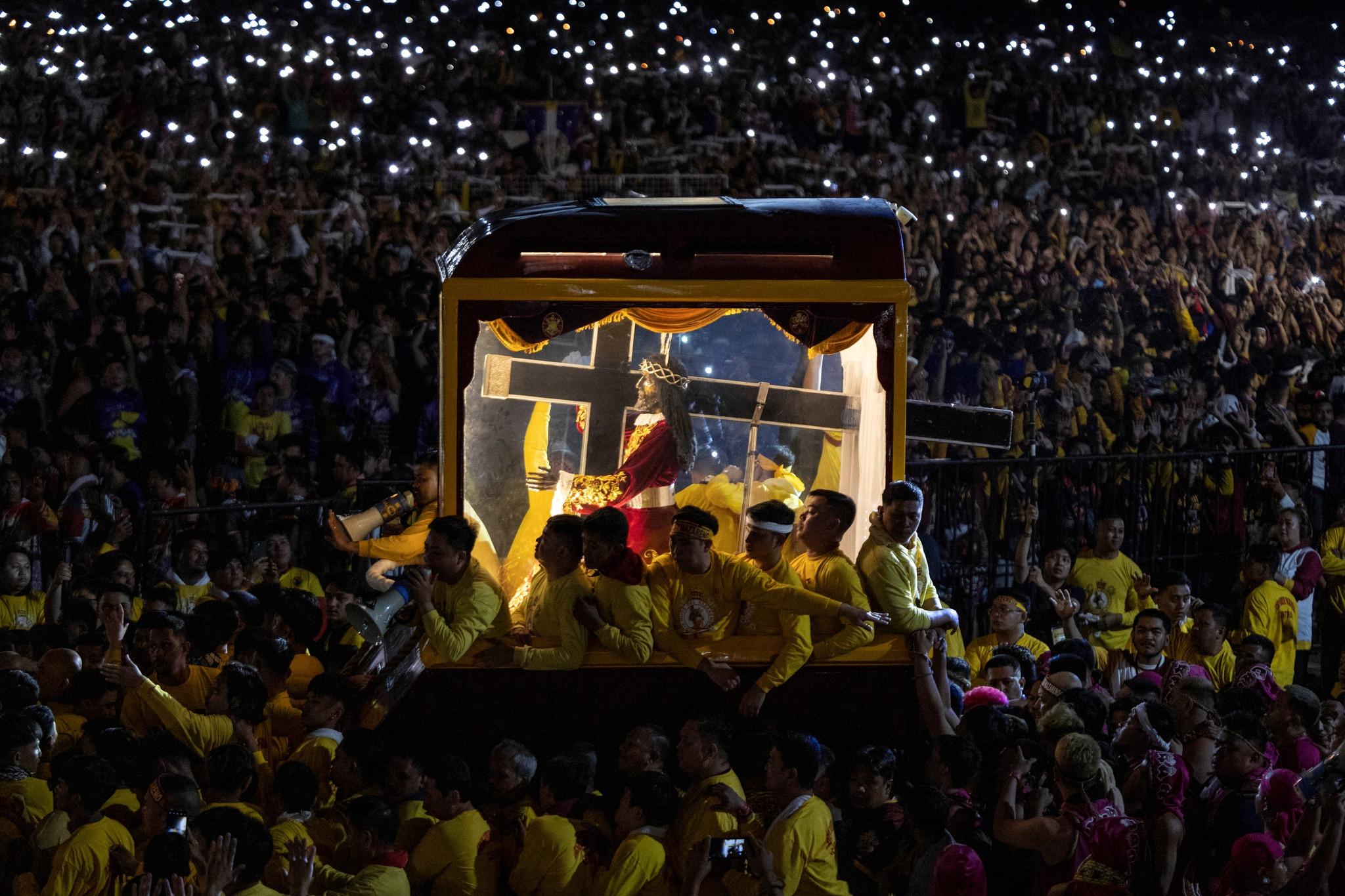 Traslacion procession on January 9, 2025 in Manila