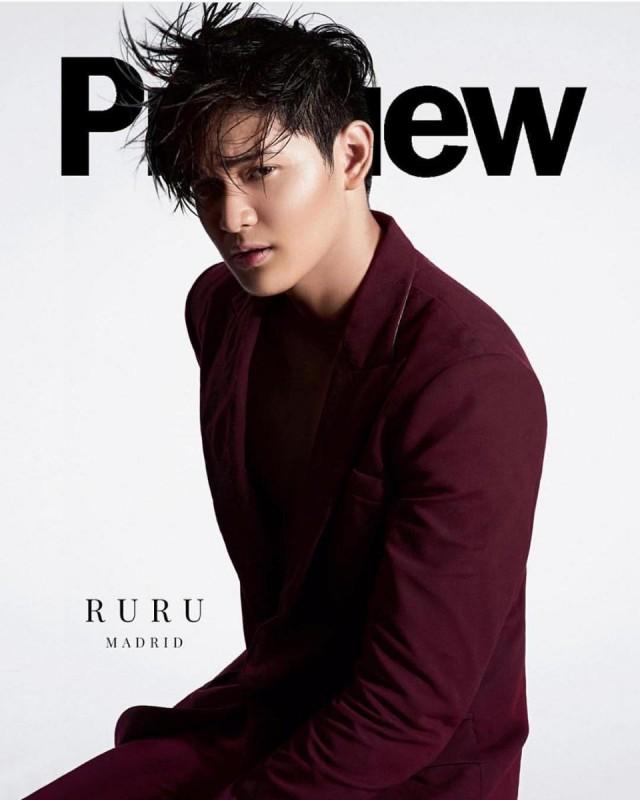 It was in 2016 when Ruru landed on the front page of three magazines in just one year. In February, he was on the cover of Preview Magazine and Garage Magazine, and in September, he graced the cover of Spotted Magazine. Photo: Preview