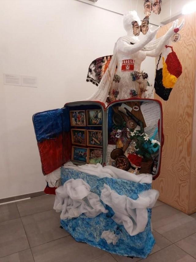 Installation art by Mylene Factora is on display at the 'Archipelago Abroad' exhibit in Brussels, Belgium in this January 2025 photo. Courtesy: Philippine Art and Culture Exchange (PACE)