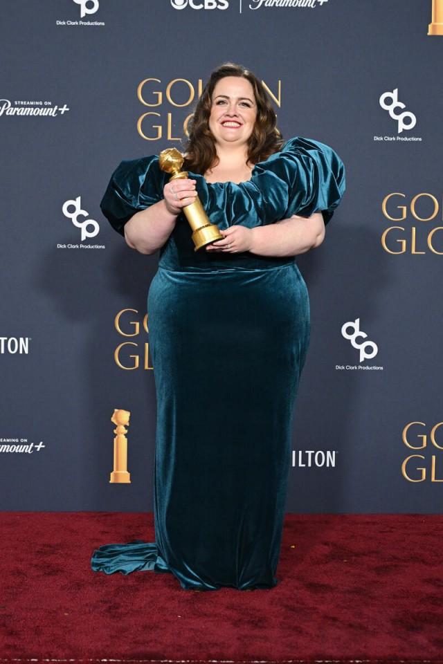 Jessica Gunning. Photo: Golden Globes 2025