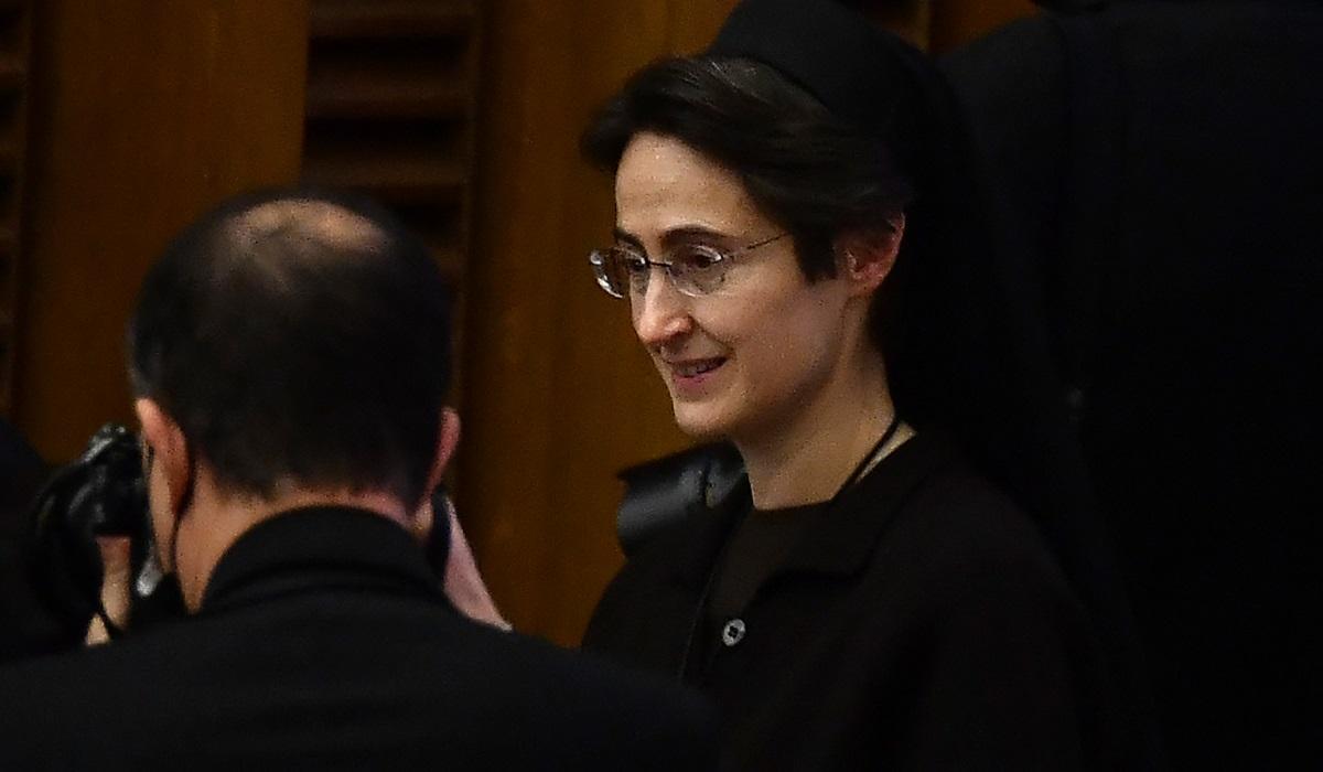 Pope slams ‘chauvinistic’ views, promotes Vatican nun