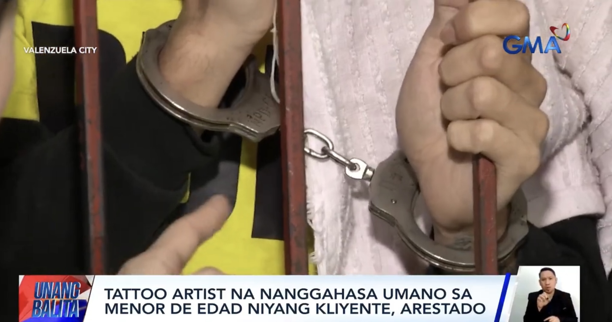 Valenzuela Tattoo Artist Arrested for Alleged Rape of Minor Client